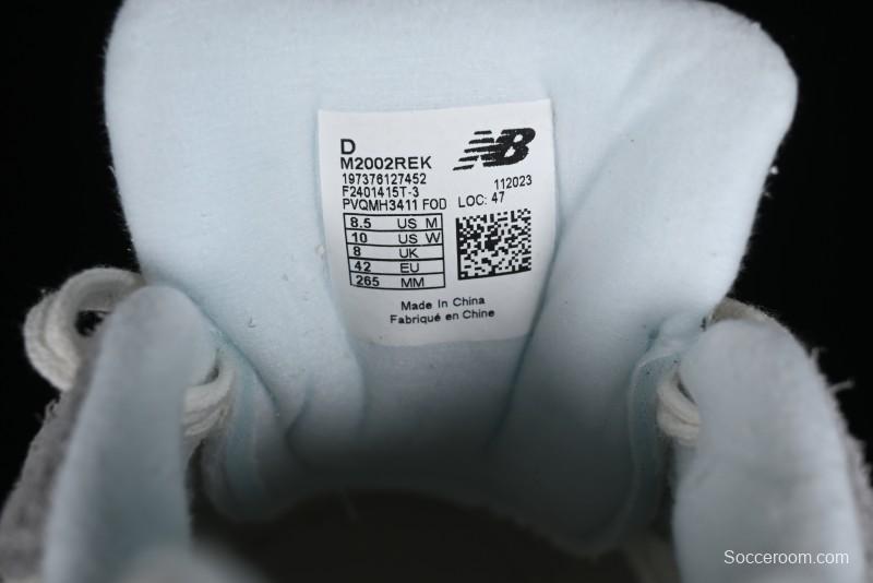 New Balance 2002 Series Retro Casual Running Shoes with Upgraded N-ERGY Cushioning - M2002REK