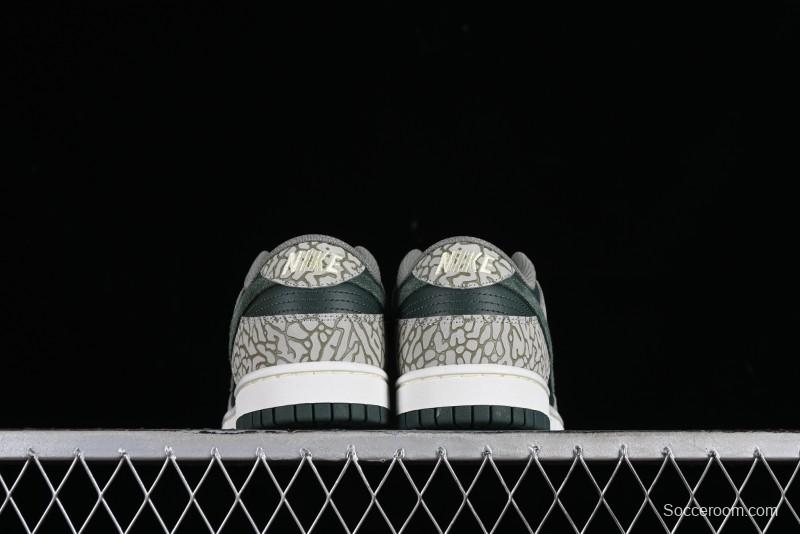 Nike Dunk Low Urban Landscape 2.0 Cracked Suede SB Low-Top Casual Sneakers - HF4878-053