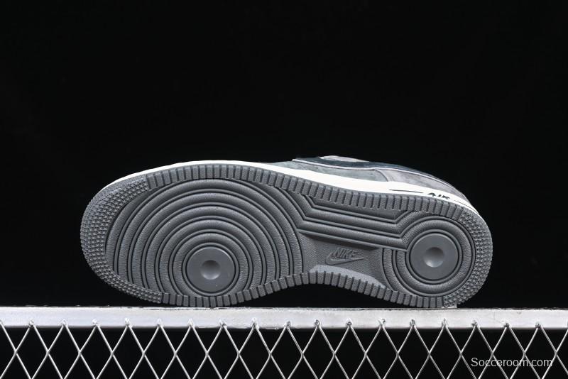 Nike Air Force 1'07 Low "Black Eight" Custom Casual Sneakers for Autumn Winter - YD2425-808