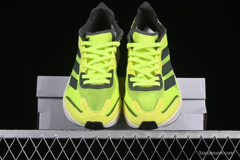Adidas Adizero Lightstrike Pro Running Shoes - Neon Yellow/Black