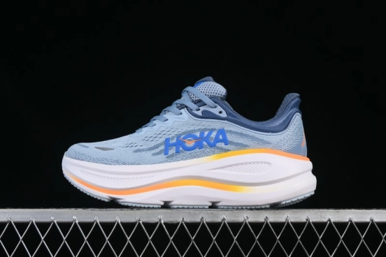 HOKA ONE ONE Bondi 9 Cushioned Running Shoes with Soft EVA Midsole - 1162013 DNP