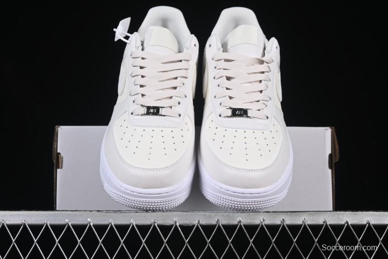 Nike Air Force 1 Low "Triple White Beige" Sneakers
