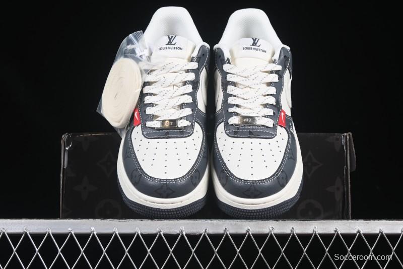 Nike Air Force 1 '07 Low LV Collaboration Beige Print Casual Sneakers - CS5288-002