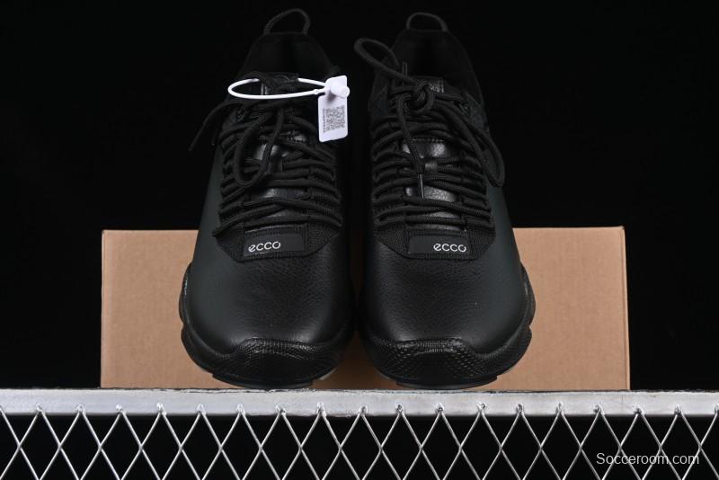 Men's All-Black Premium Leather Sneakers – Sleek & Versatile Design