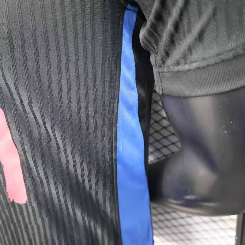 Player Version 25/26 FC Barcelona Black with Pink "T.S. 1989" Jersey