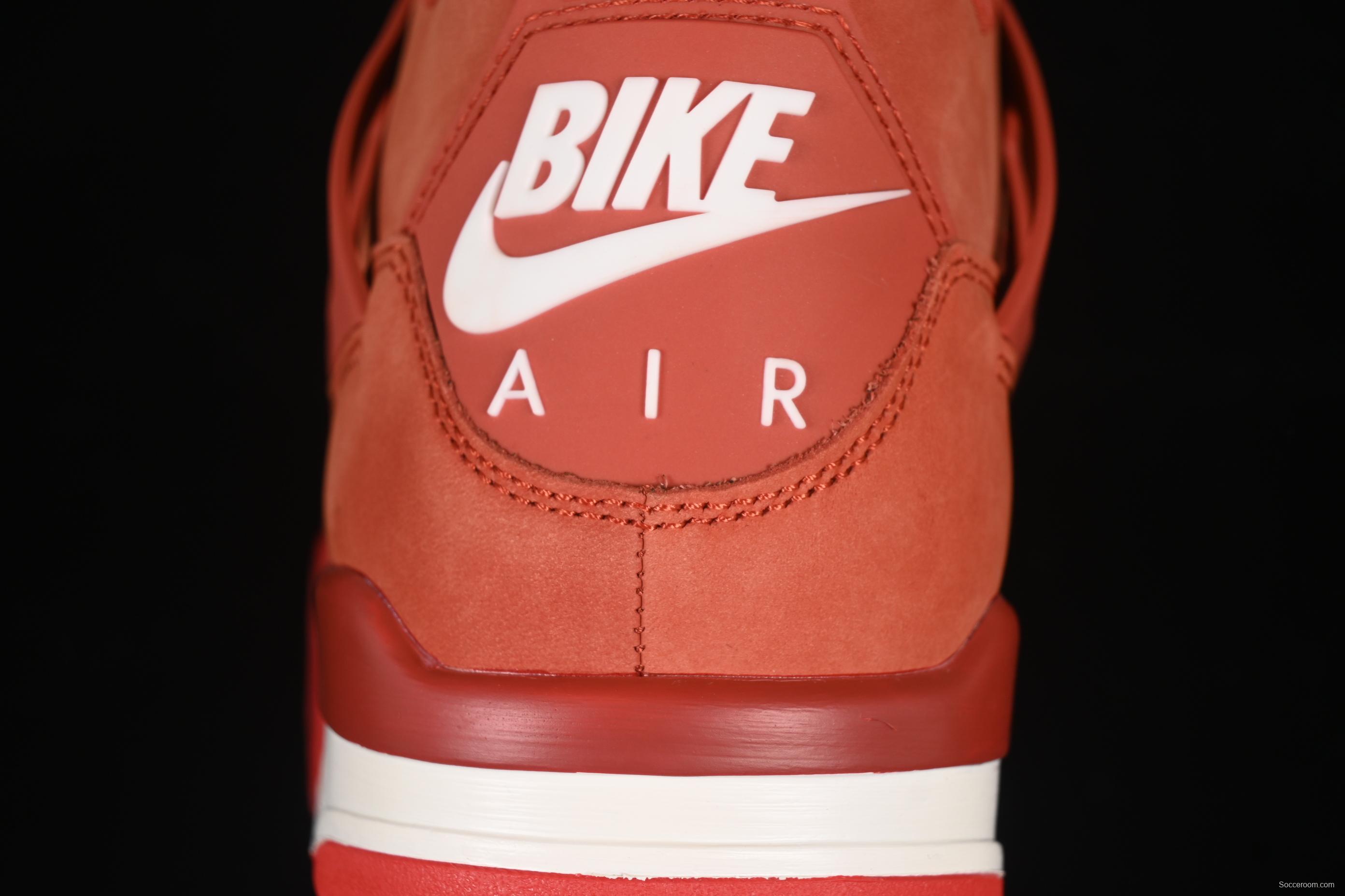 Nike Nigel Sylvester x Air Jordan 4 Retro OG "Brick By Brick" High-Top Sneakers with Suede and Leather Details - HF4340-800