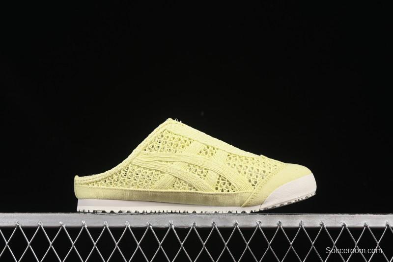 Onitsuka Tiger Mexico 66 Sabot Slip-On Sneakers with Breathable Mesh Upper - 1183A707-750