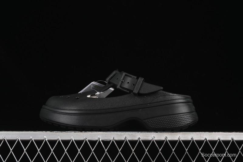 Crocs Mary Jane Classic Simple Casual Beach Clog Sandals - B.D4