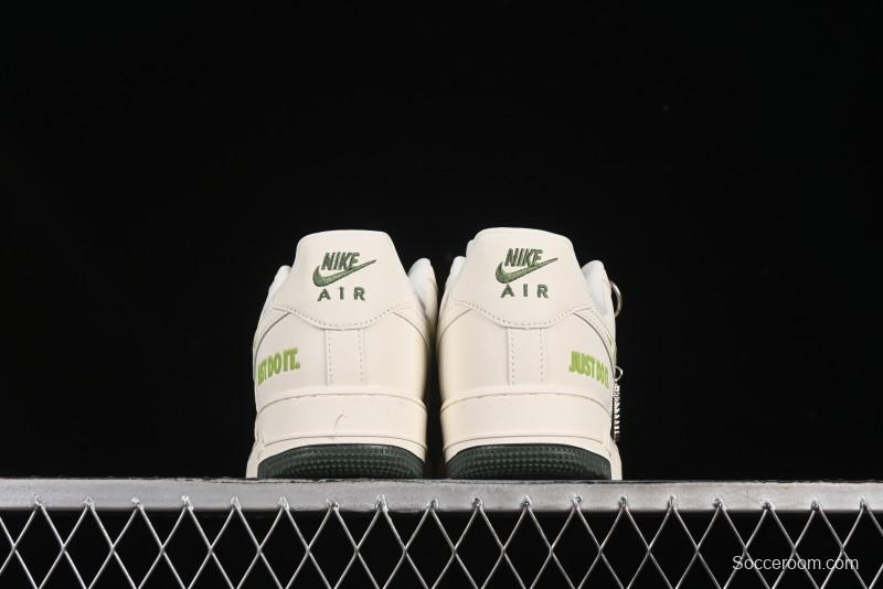 Nike Air Force 1'07 Low Just Do It Casual Sneakers with Full-Length Air Cushion - DF0188-056