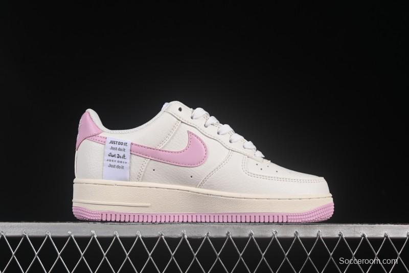 Nike Air Force 1'07 Low Custom Casual Sneakers with Full-Length Air Cushion - DD8959-100