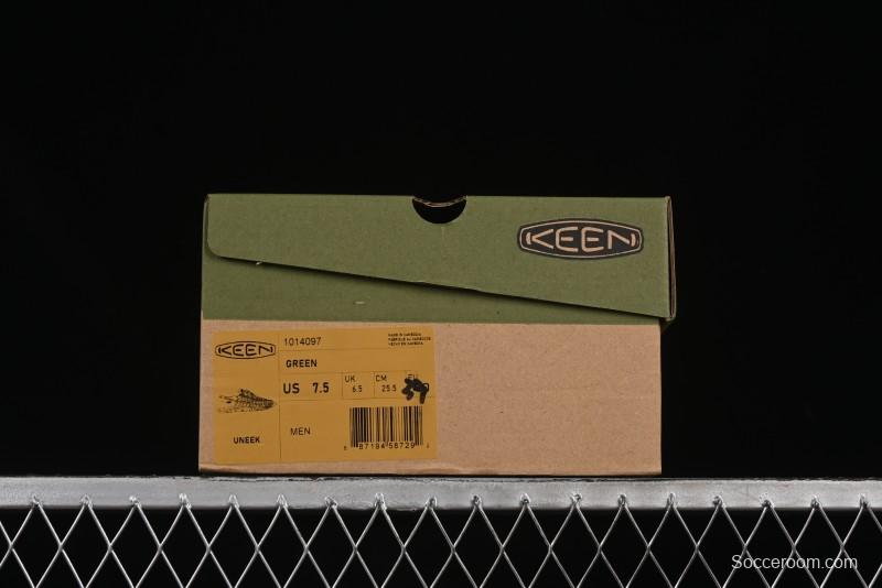 Keen Uneek Flat-M Woven Elastic Strap Outdoor Water Sports Sandals - 1014097