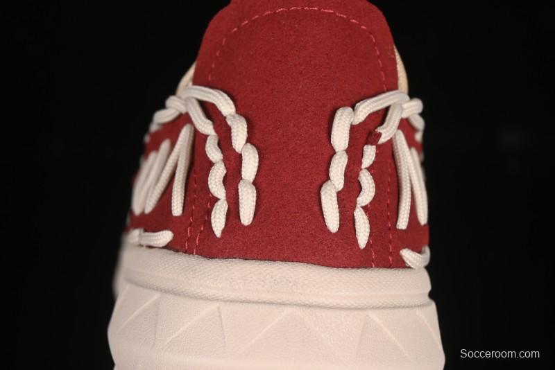 Keen Uneek Flat-M Woven Elastic Strap Outdoor Water Sports Sandals - 1014097 RED