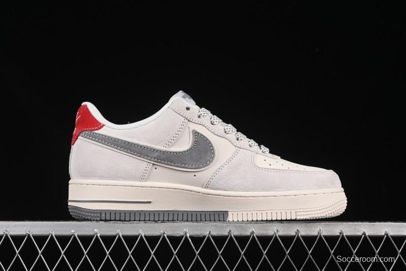 Nike Air Force 1'07 Low The North Face Collaboration Dual-Tone Snake Year Edition Casual Sneakers - YX5066-313