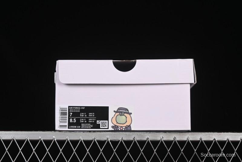 Nike Air Force 1 '07 Low x Capybara "Pour milkBape" Casual Sneakers - LV0506-110