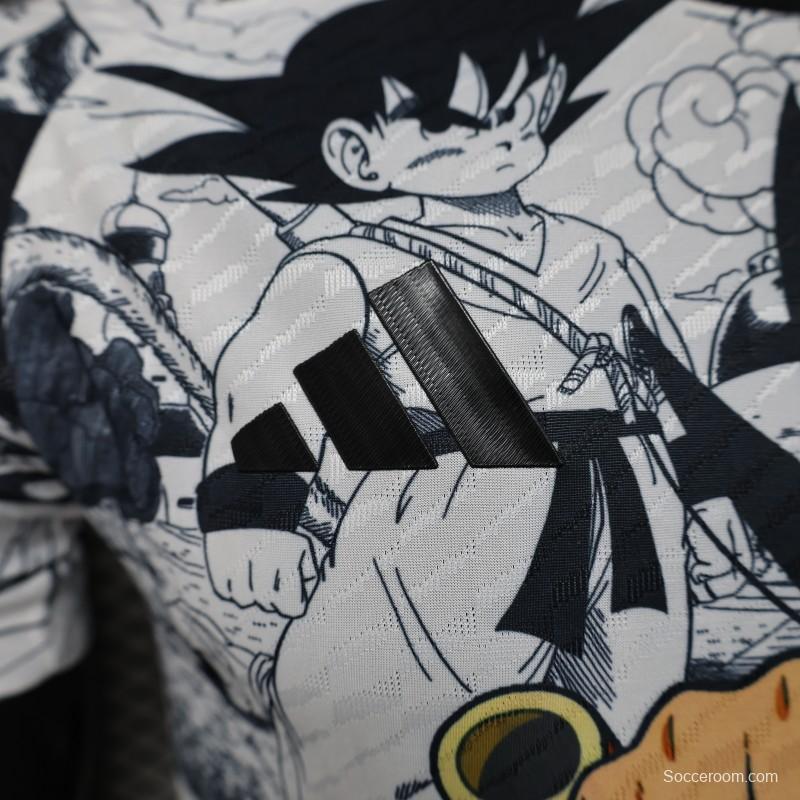 Player Version 2025 Japan White with Dragon Ball Manga Jersey