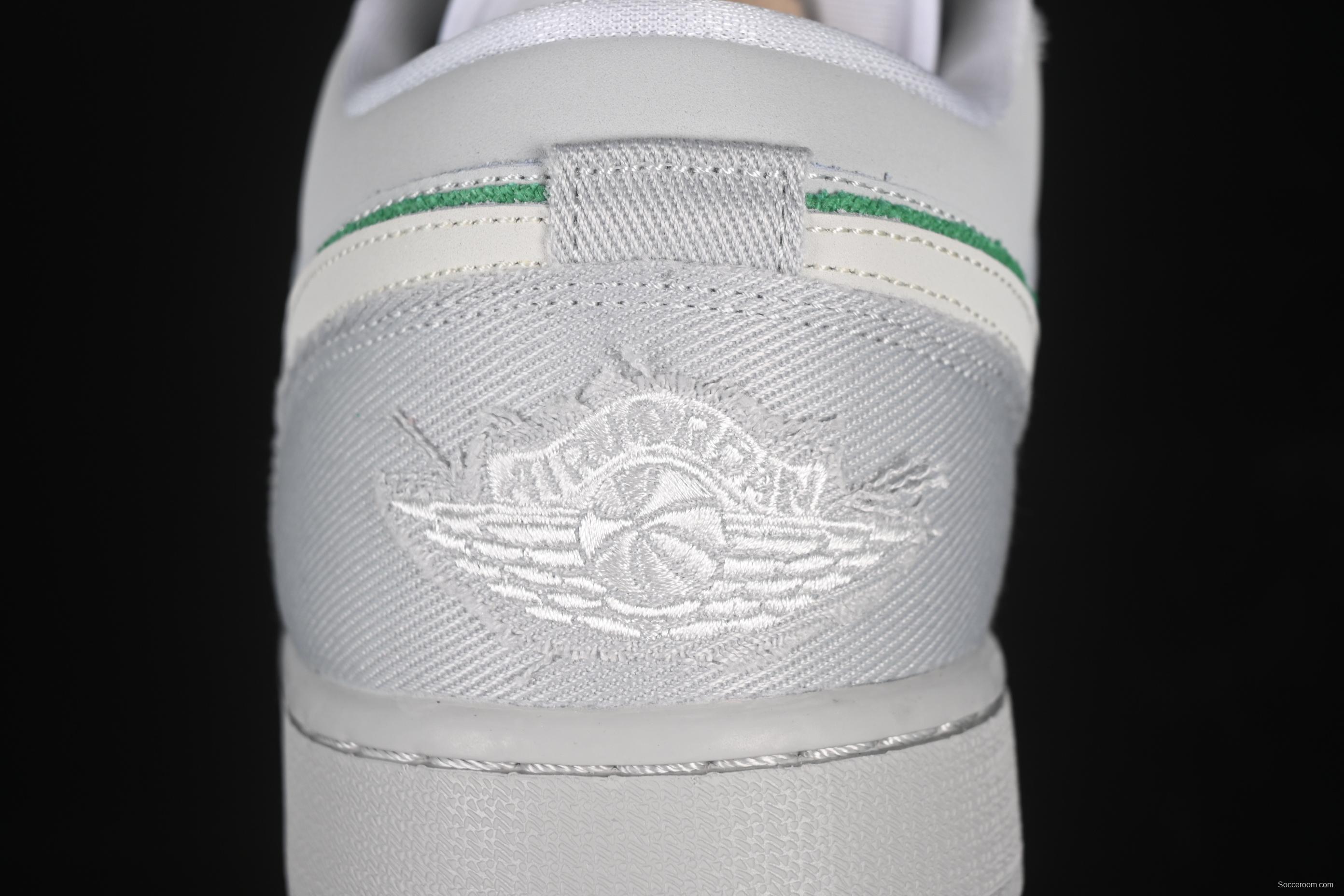 Nike Air Jordan 1 Low "Dongdan" Casual Sneakers with Woven Grey Design - IH3369-077