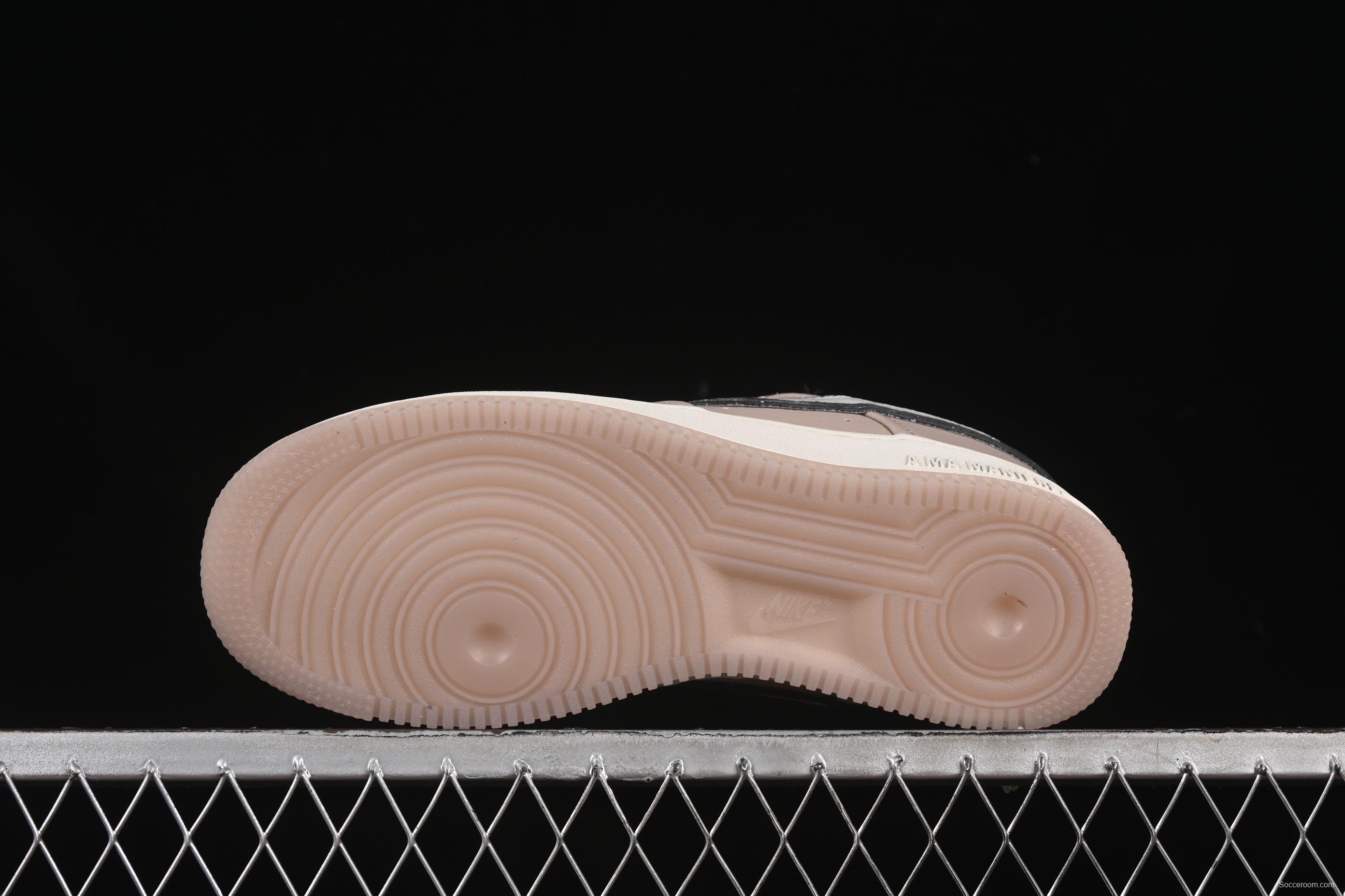 Nike A Ma Maniére x Air Force 1'07 Low Casual Sneakers with Premium Leather and Signature Lining - HF4084-200