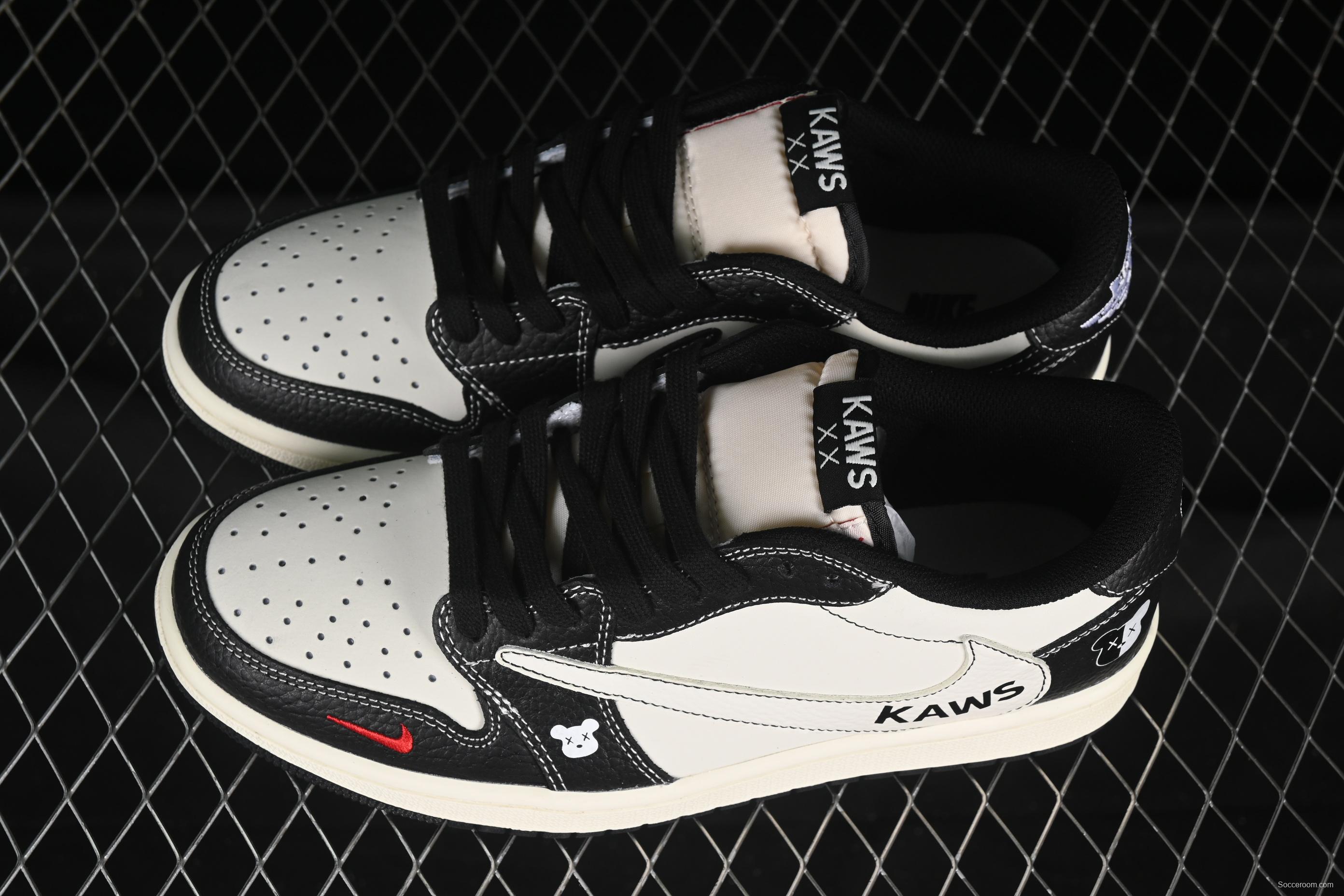 Nike Travis Scott x Fragment Design x Air Jordan 1 Low OG SP AJ1 Collaboration Sneakers - XZ5749-004