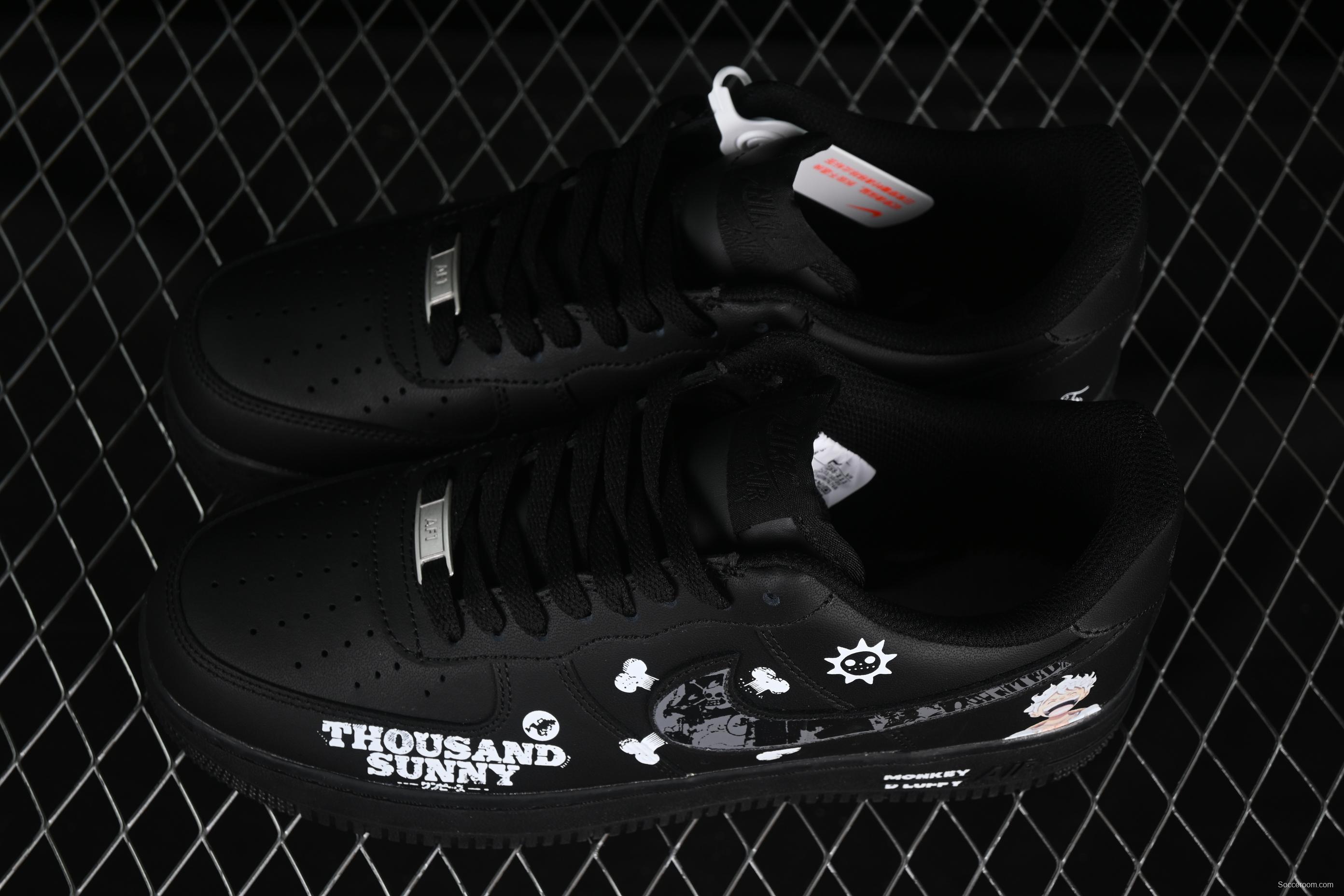 Nike Air Force 1'07 Low "Nica" One Piece Manga Series Gear 5 Nika Casual Sneakers - CW2288-016