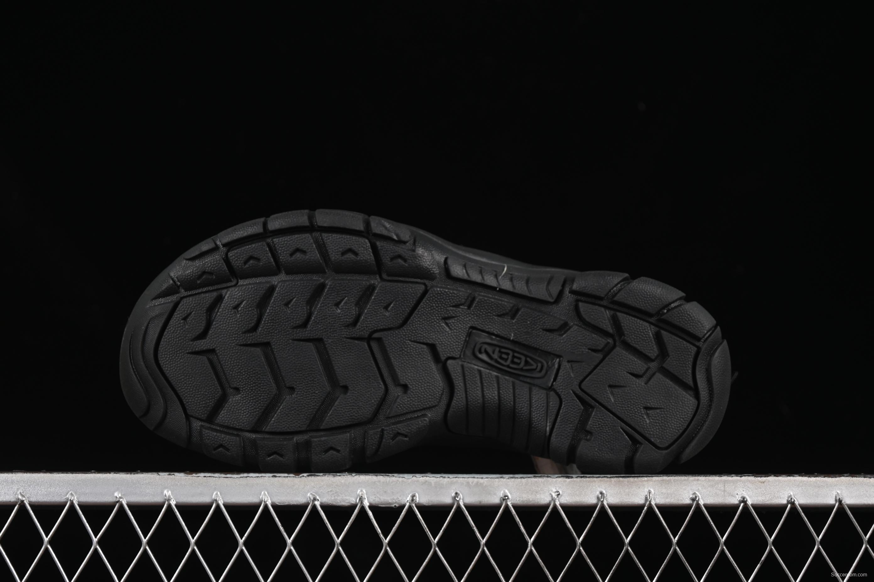 Keen Newport Summer Trendy Woven Elastic Strap Water Hiking Outdoor Sandals - 1022258 Black White