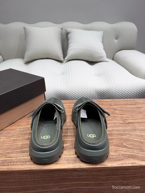 2025 UGG Green Mesh Slippers KFY00220