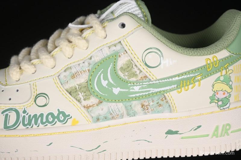 Nike Air Force 1'07 Low Bubble Mart Dimoo Casual Sneakers - FJ7740-110