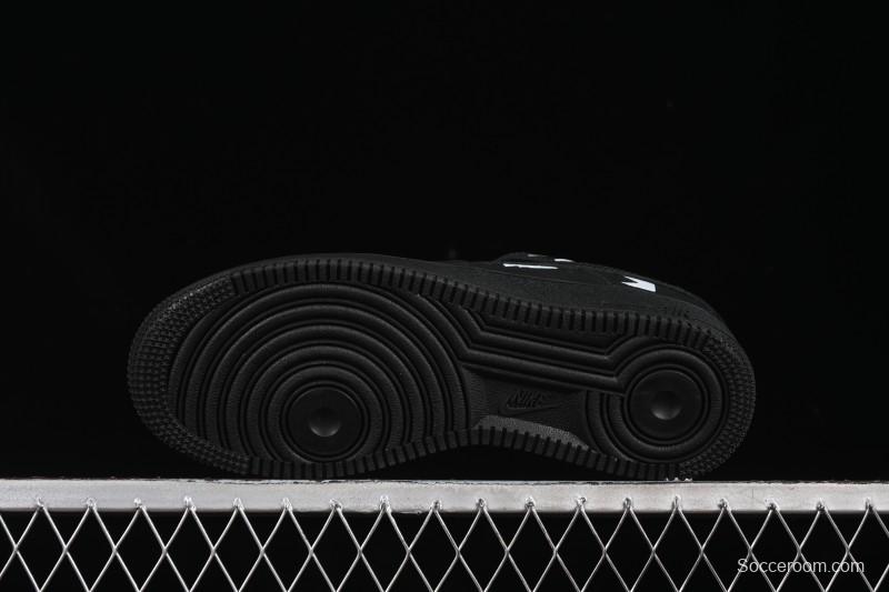 Nike Comme Des Garcons Air Force 1 Low Casual Sneakers with Full-Length Air Cushion - IB9949-001