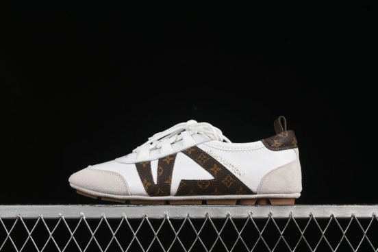 Louis Vuitton Sneakerina Round-Toe Lace-Up Ballet Style Flat Training Shoes - N.F6