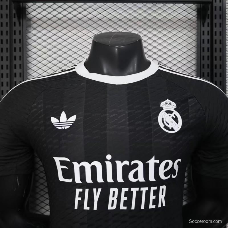 Player Version 25/26 Real Madrid Black Goalkeeper Jersey
