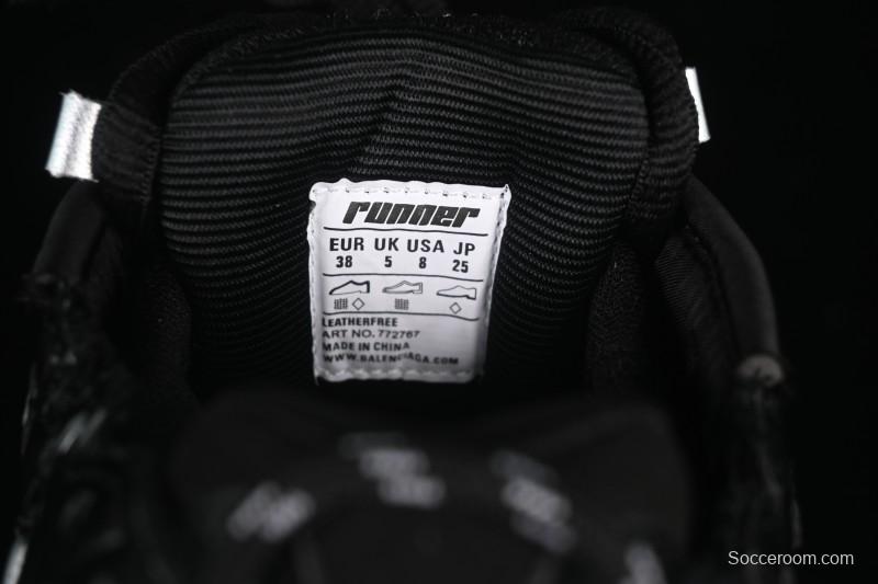 Balenciaga Runner Kith Four Color Retro Casual Shoes - W3RMU1100