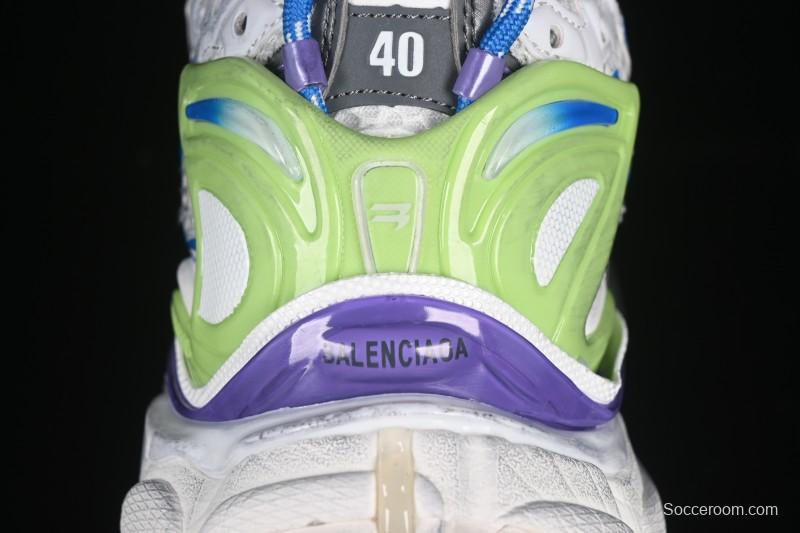 Balenciaga Runner Kith Four Color Retro Casual Shoes - W3RMU9043