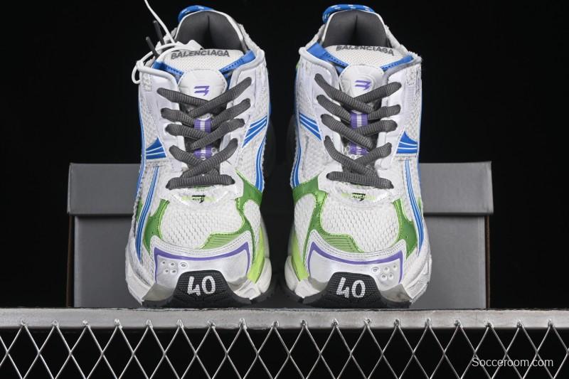 Balenciaga Runner Kith Four Color Retro Casual Shoes - W3RMU9043