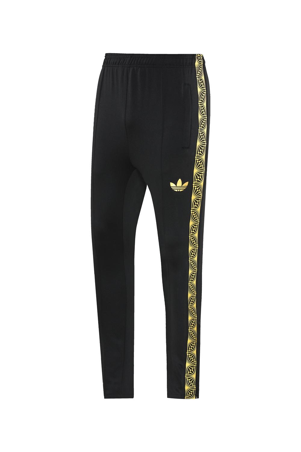 2025 Adidas Black Full Hoodie Zipper Jacket +Long Pants