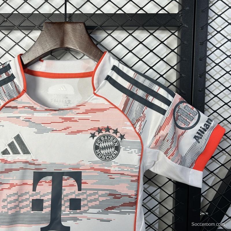 25/26 Kids Bayern Munich Away Size 16-28 Jersey