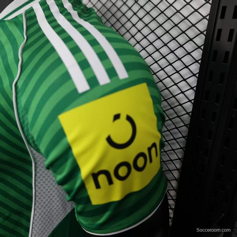 Player Version 25/26 Newcastle United Away Green Jersey