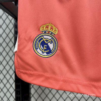 2025/26 Kids Real Madrid Orange Color Goalkeeper Red Jersey