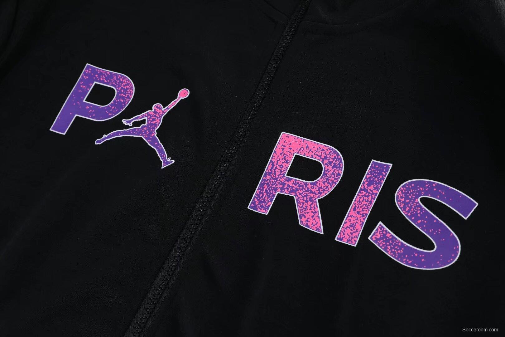 25/26 PSG Jordan Hoodie Full Zipper Jacket + Long Pants