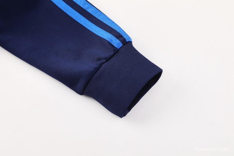 25/26 Boca Juniors Navy Full Zipper Jacket + Long Pants