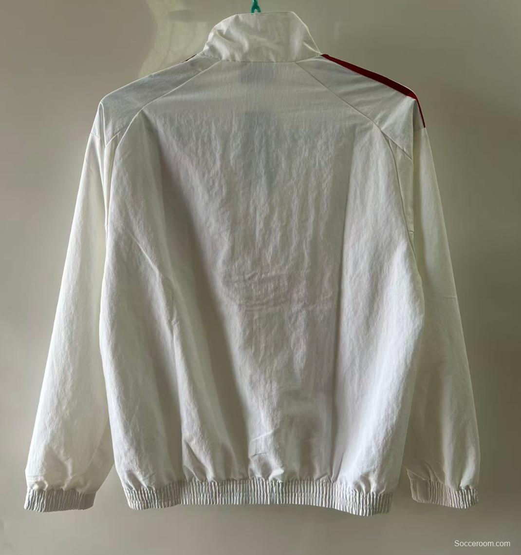 25/26 River Plate White Windbreaker