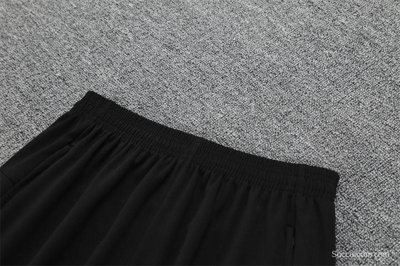 25/26 Manchester City Black Half Zipper Jacket+Long Pants