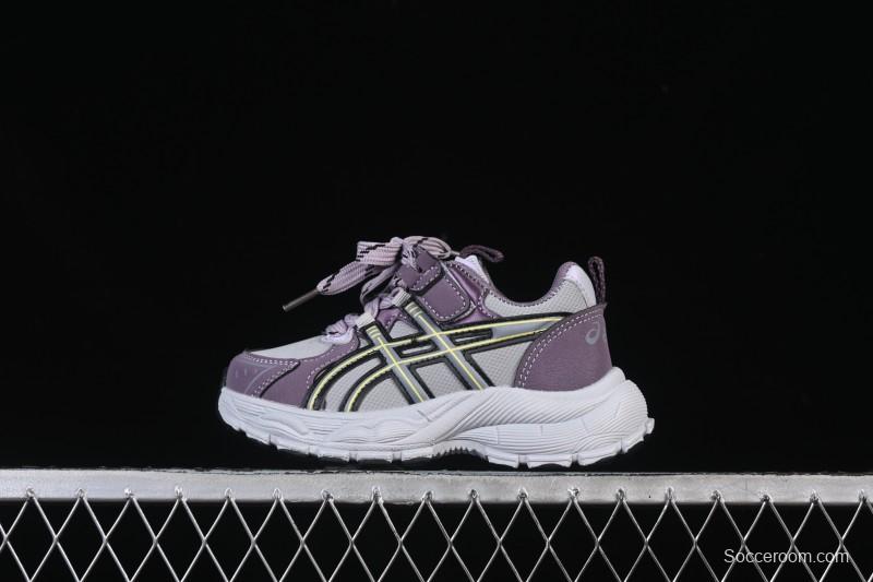 Asics Kids Non-Slip Durable Casual Shoes Purple - J.C3