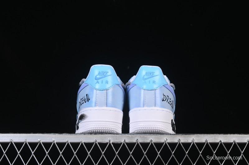 Nike Air Force 1'07 Low Chasing Dream Hand-Painted Graffiti Casual Sneakers - CW2288-101