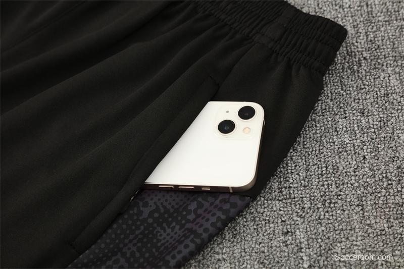 25/26 AC Milan Green Camouflage Half Zipper Jacket+Long Pants