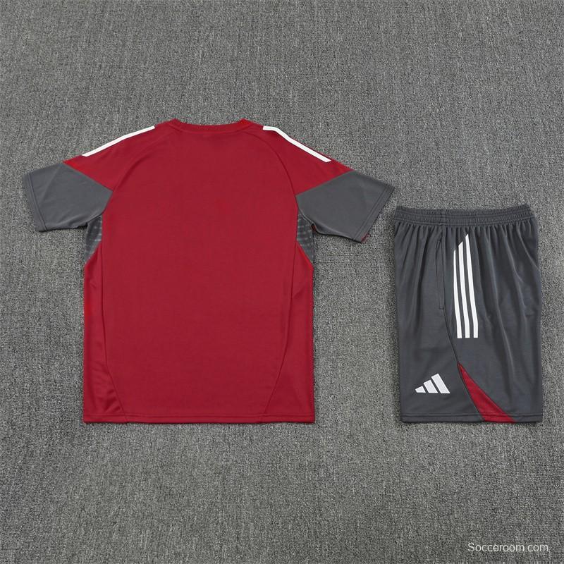 25/26 Arsenal Red Short Sleeve with XS  Short Sleeve Jersey+Shorts