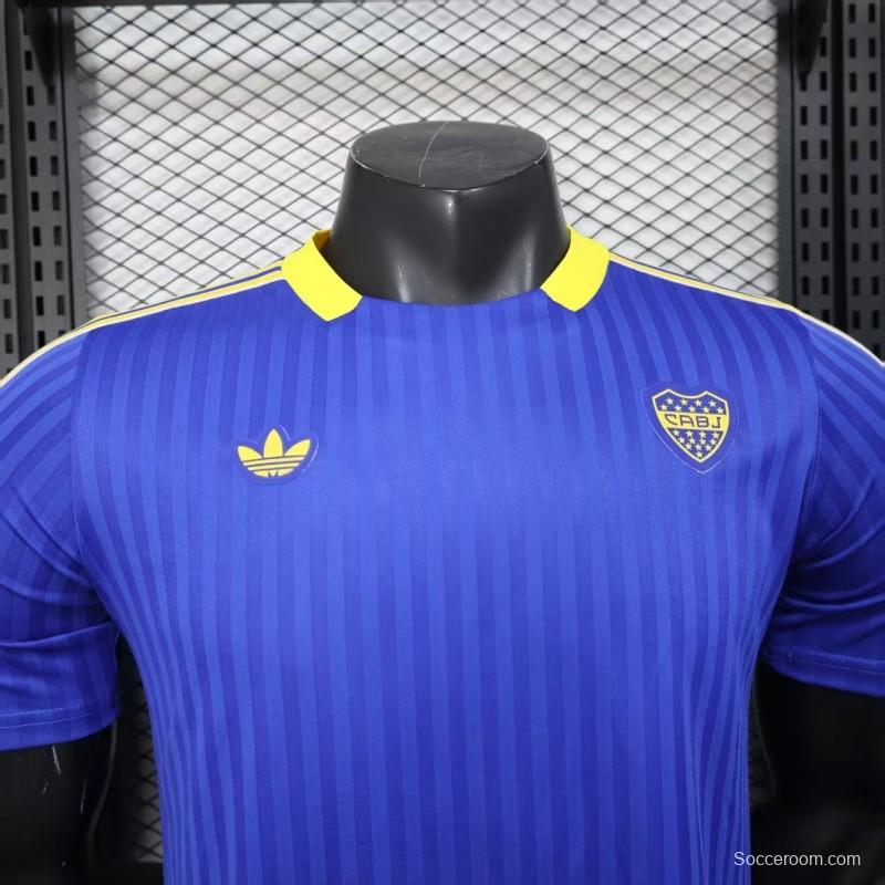 Player Version 25/26 Adidas Boca Juniors Terrace Icons Jersey