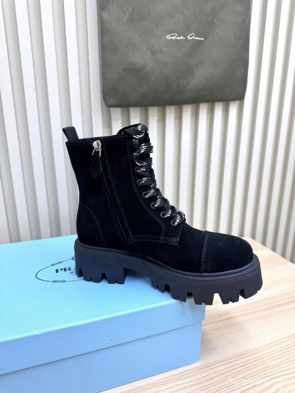 Prada 2025 SS Platform Martin Boots - LY0350