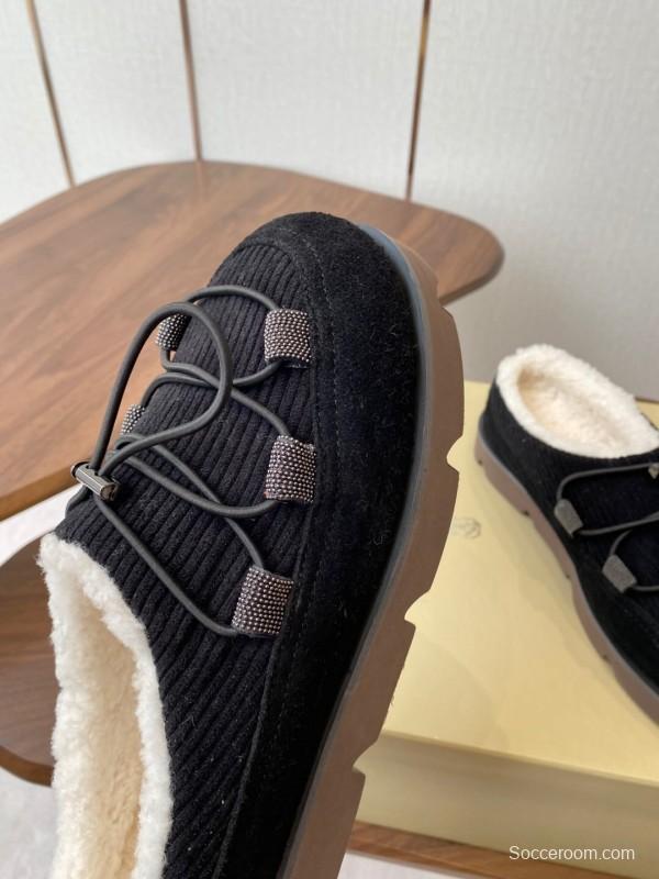 Brunello Cucinelli Open Walk Ankle Boot Winter Snow Boots - AS00300