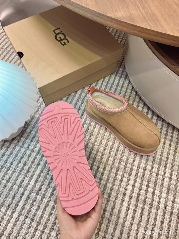 UGG Tazz Platform Wool Slipper Boots - MJ00230