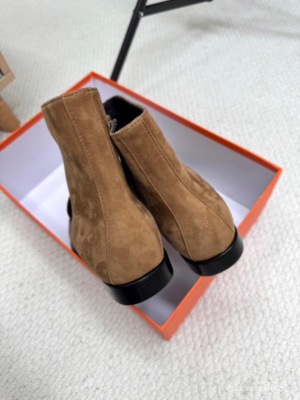 Hermes Kelly Buckle Ankle Boots - LY00390