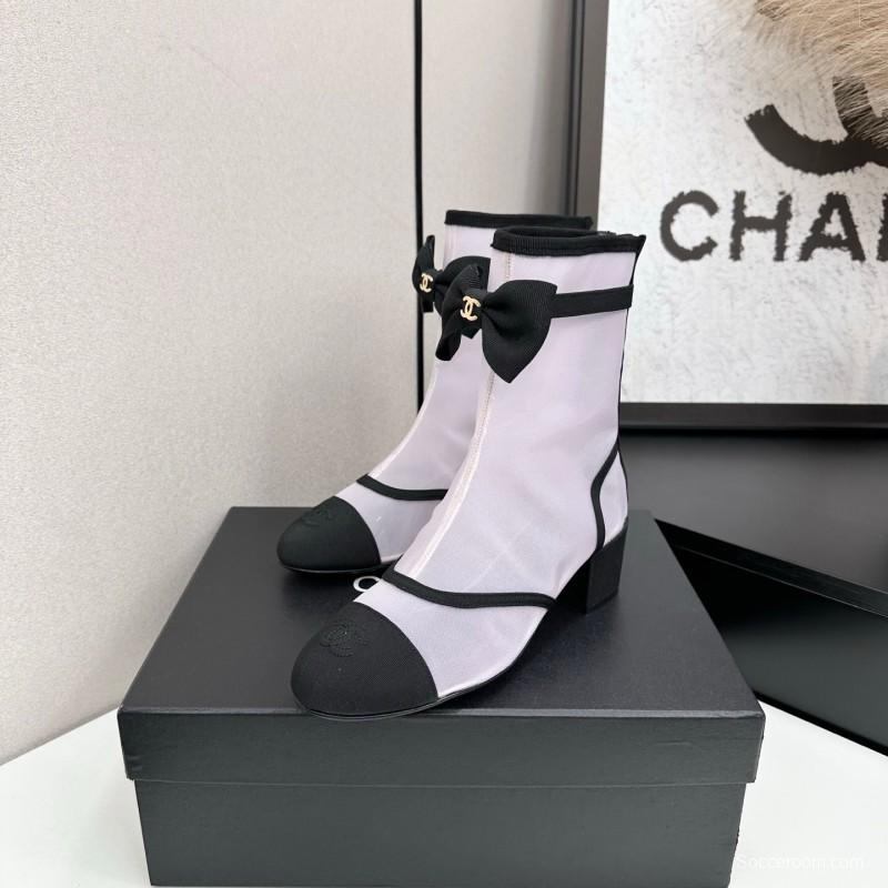 Chanel Classic Bow Ankle Boots - LY00